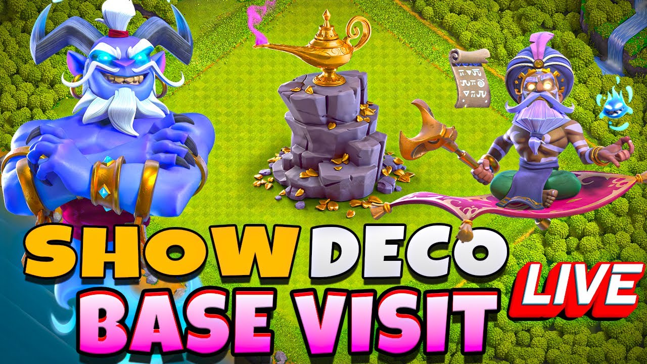 LIVE BASE VISIT | START NEW CLAN WAR | CLASH OF CLANS