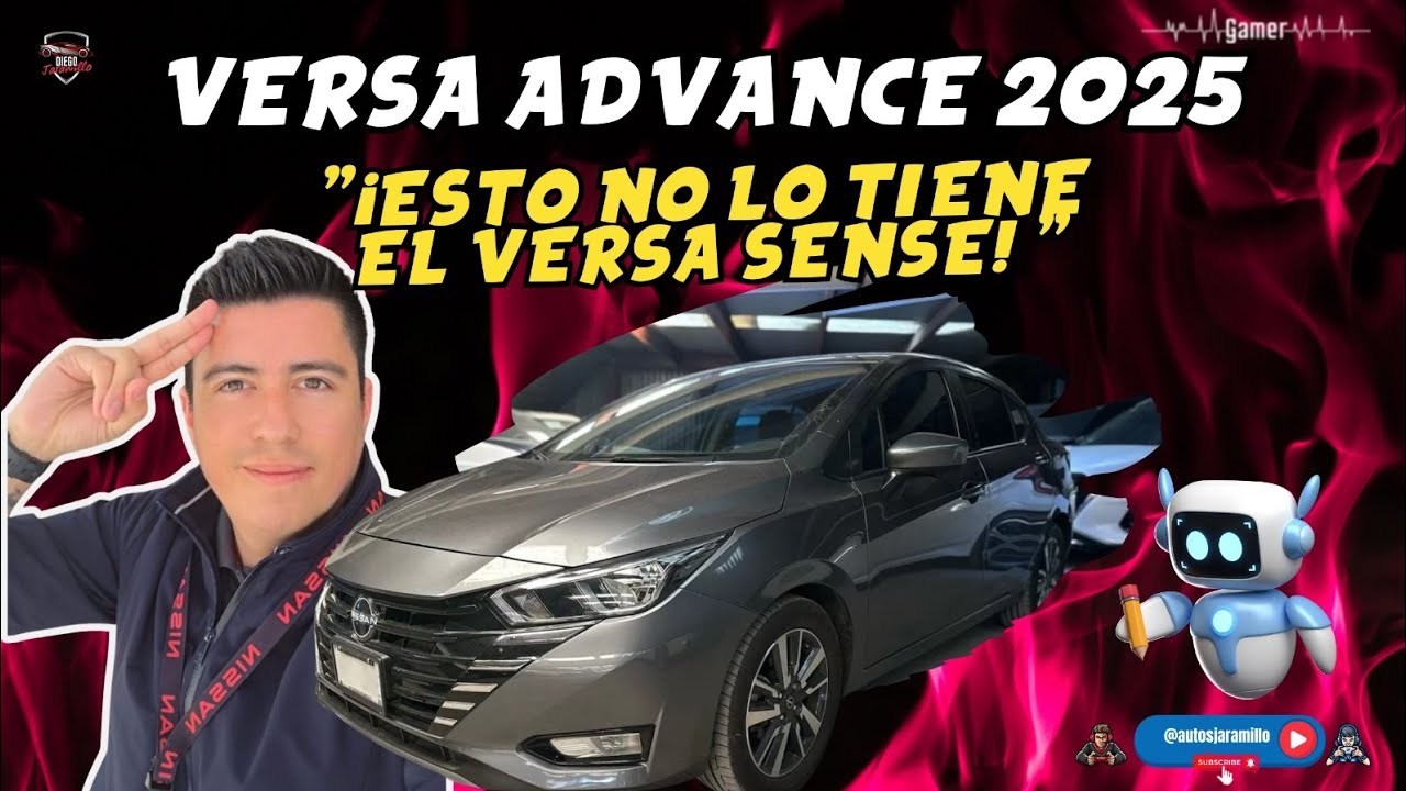 🚗 Nissan Versa Advance 2025 | ¿Vale la pena sobre el Sense? 🤯 ¡Mira estas diferencias!