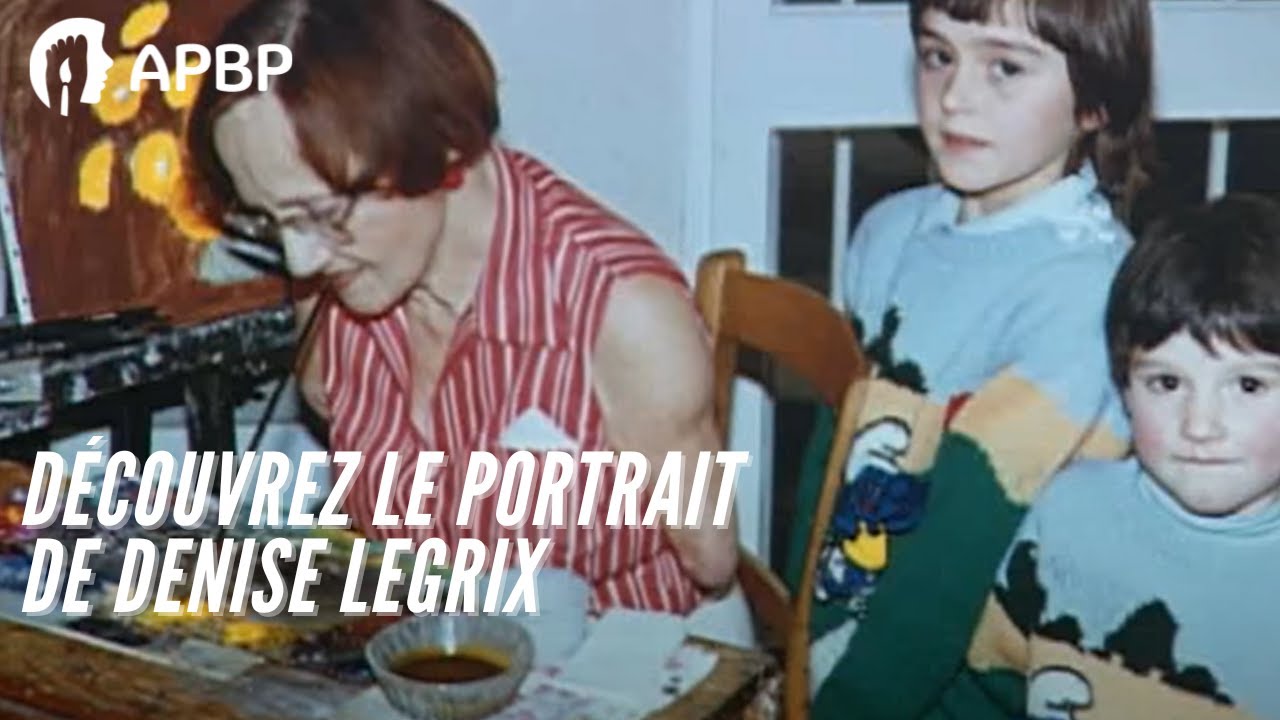 Portrait de Denise Legrix, Artiste Peignant de la Bouche - APBP
