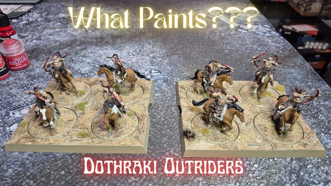 What paints??? Dothraki Outriders