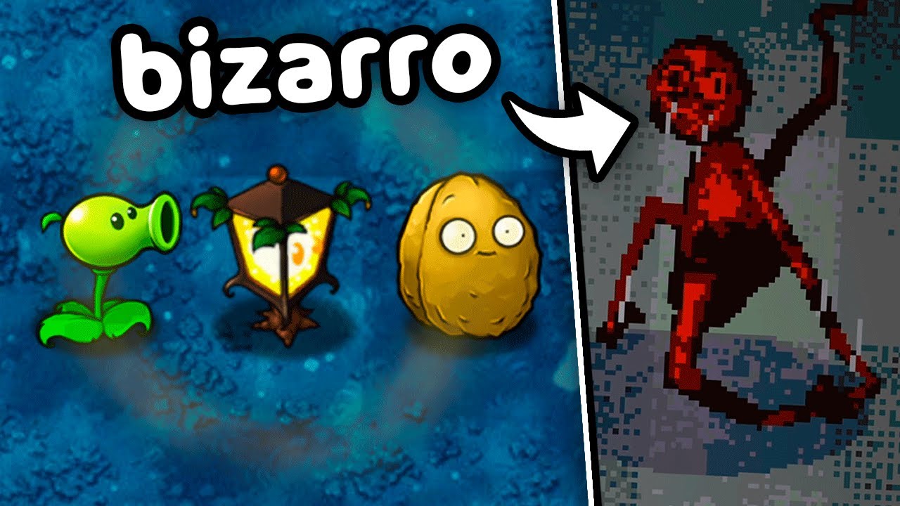 Encontrei um plants vs zombies SINISTRO e isso tirou meu sono 😨😱 (ai que medo)