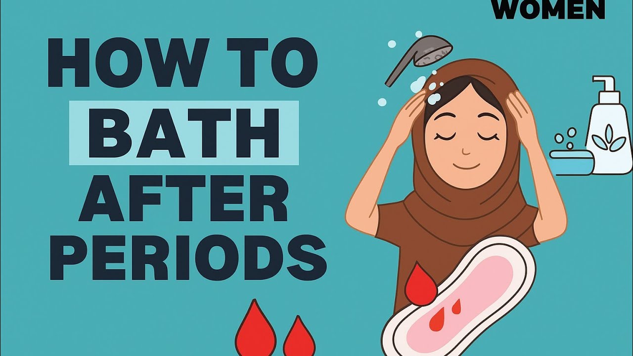 How to Bath after periods