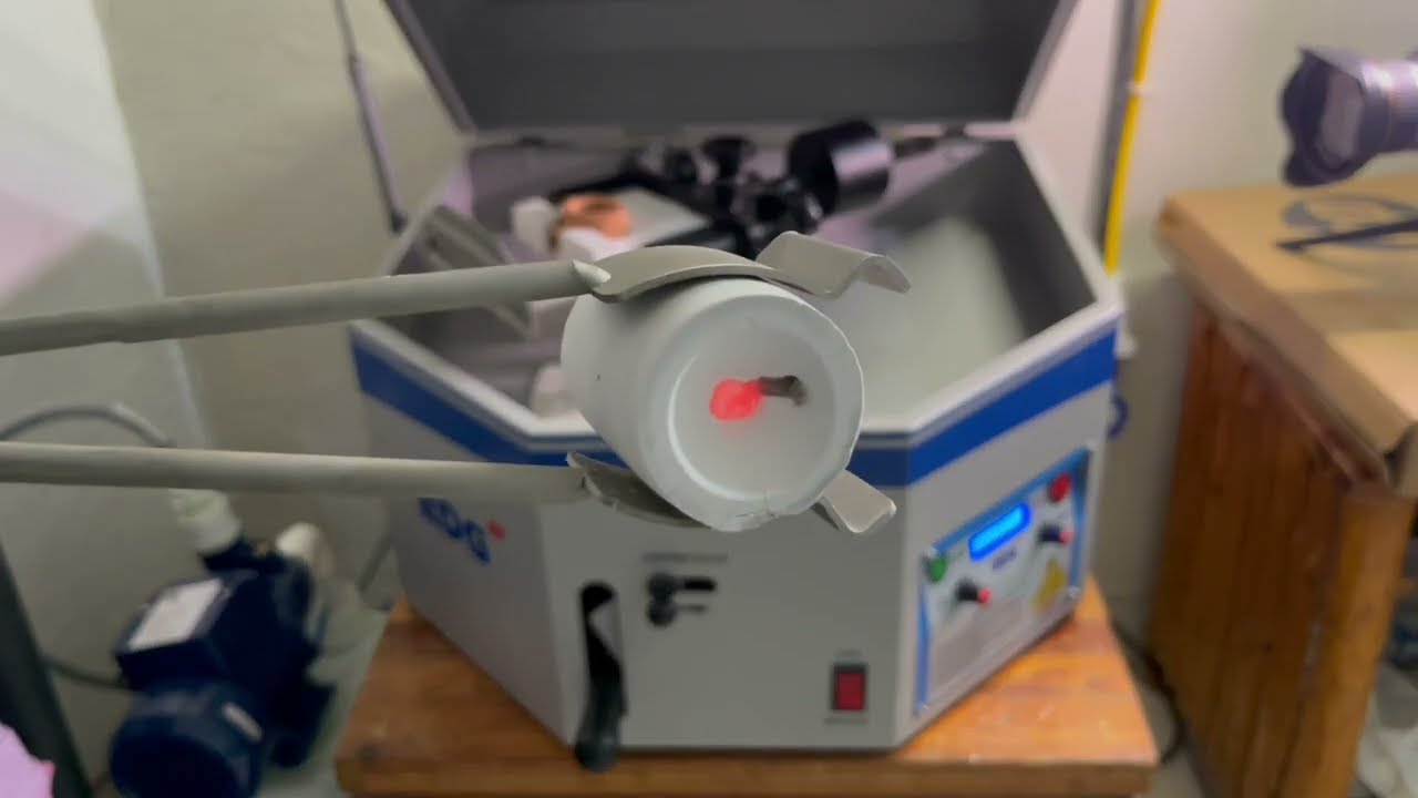 Colado dental en centrifuga de inducción EDG power cast new 220V