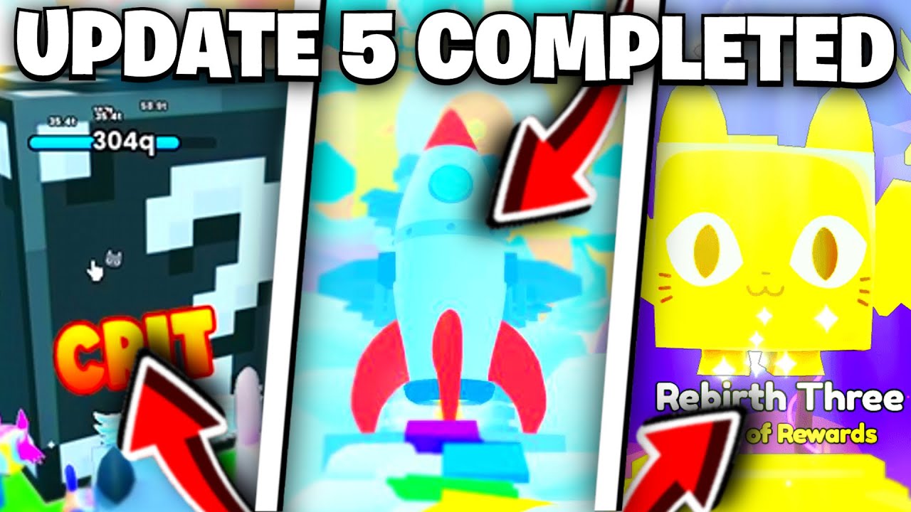 I Completed *NEW* MASSIVE UPDATE 5 in Pet Simulator 99! Rebirth 3, Secret Rooms, and MORE!