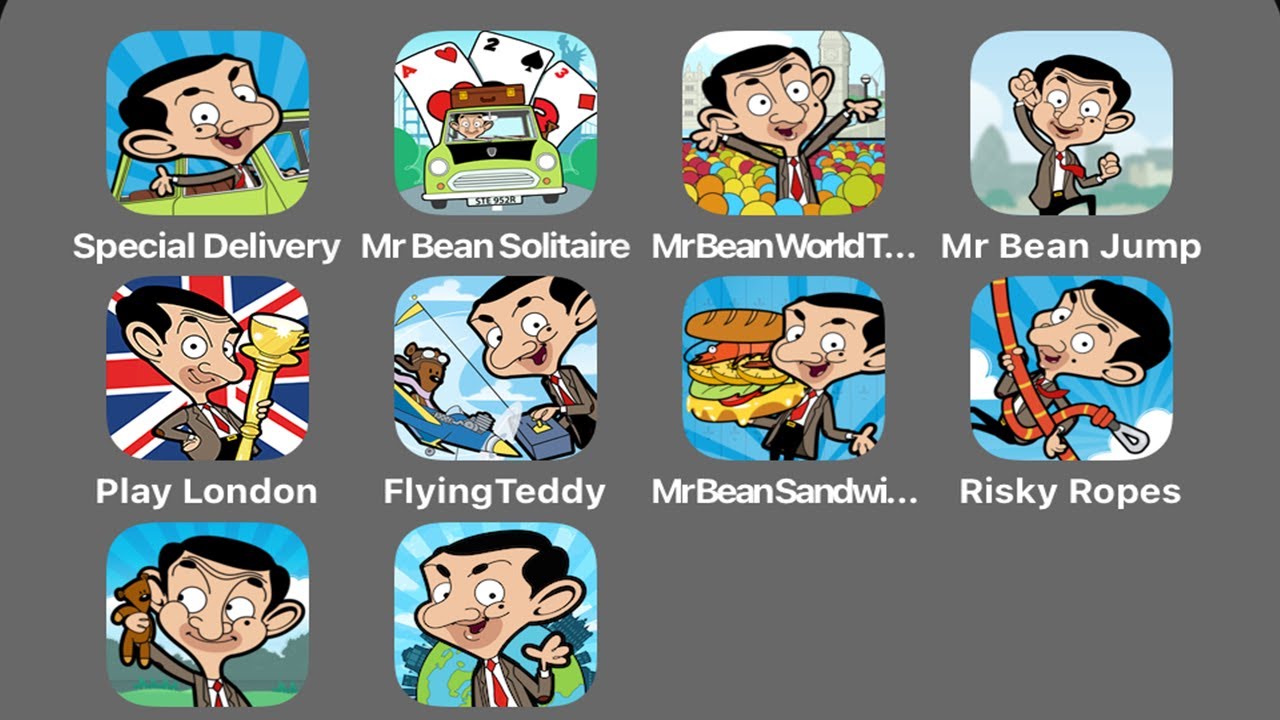 Mr Bean Special Delivery - Solitaire Adventures - World Tour - Mr Bean Jump - Play London - Sandwich