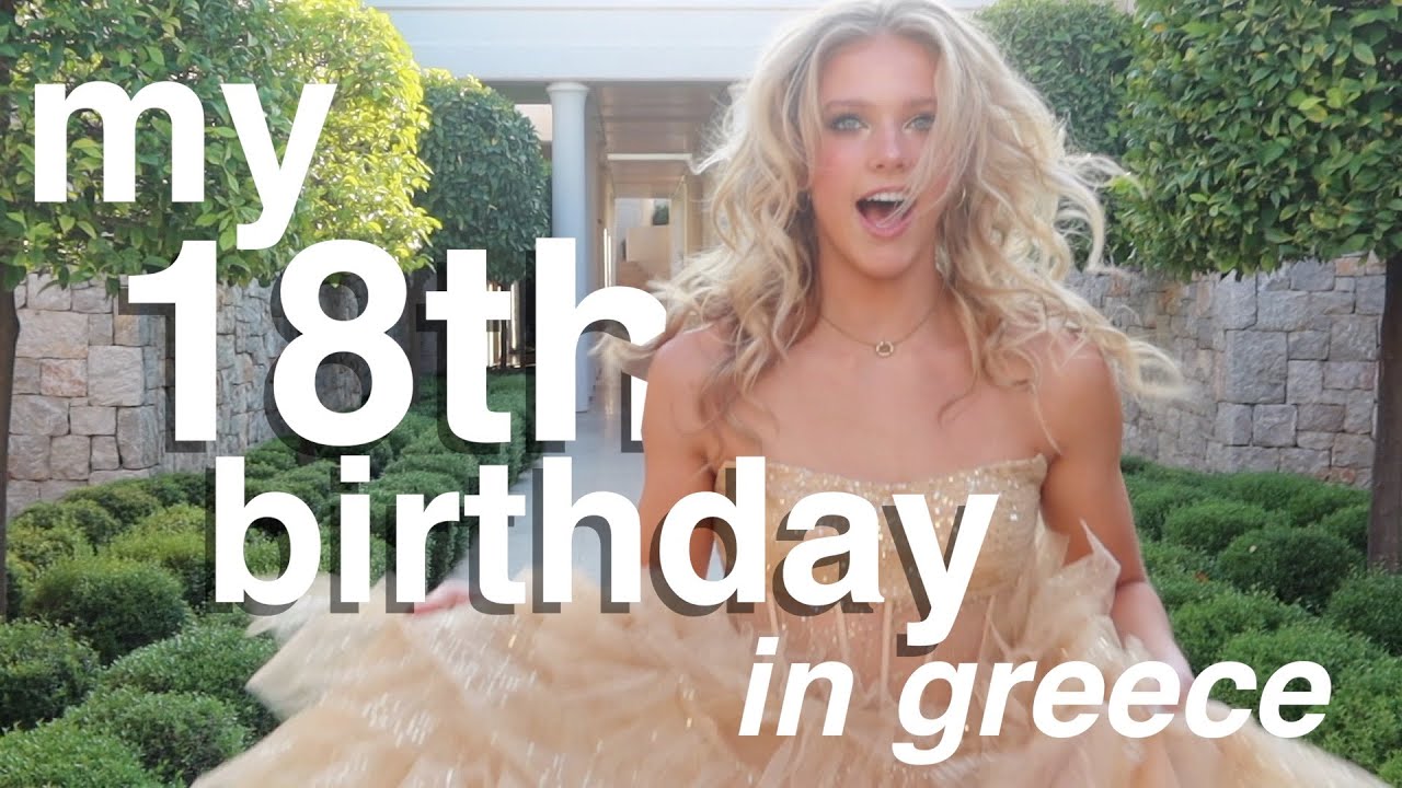 an epic 18th birthday vlog! *in Greece*
