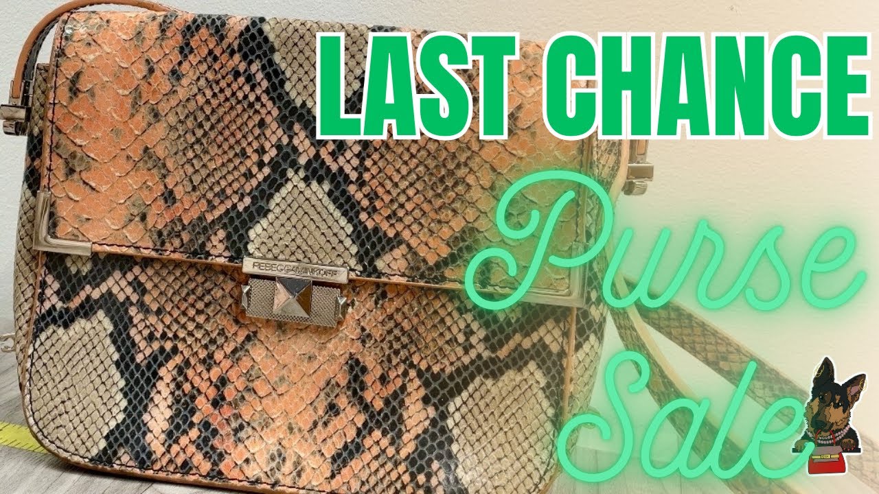 HELP I’M DROWNING IN PURSES! LAST CHANCE PURSE SALE