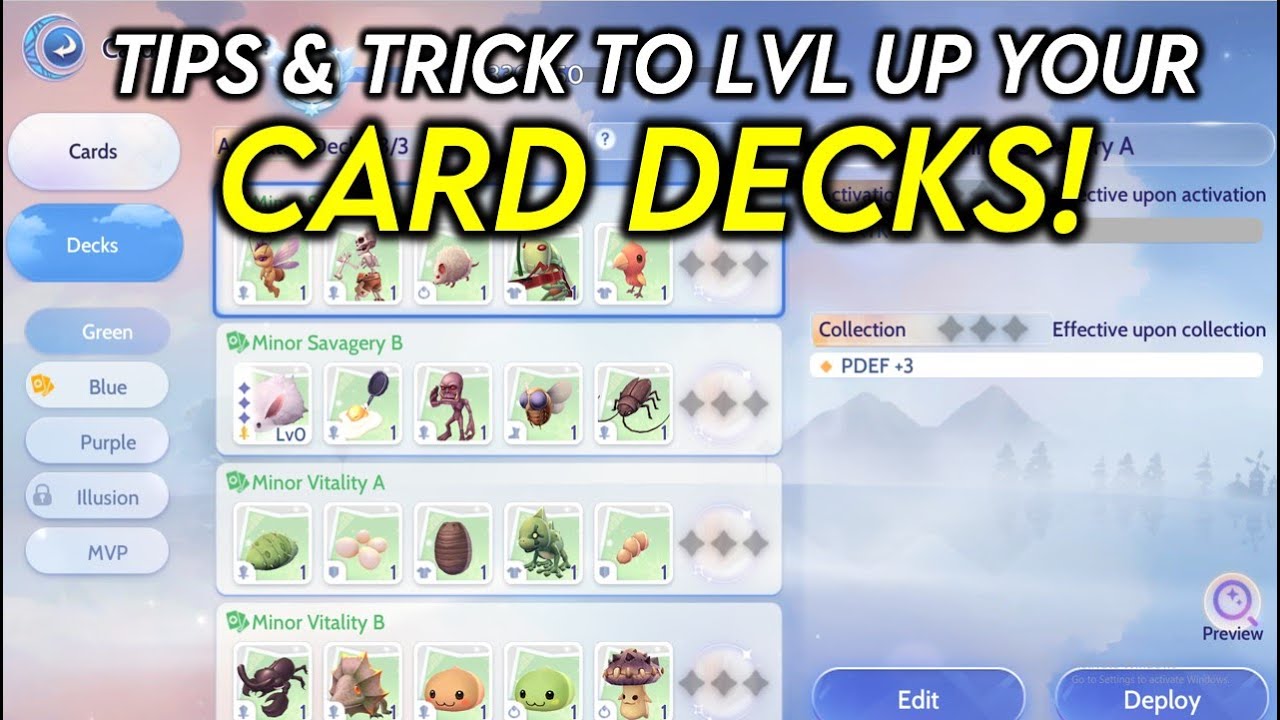 Ragnarok Origin - Tips & Trick to LVL up your CARD DECK!