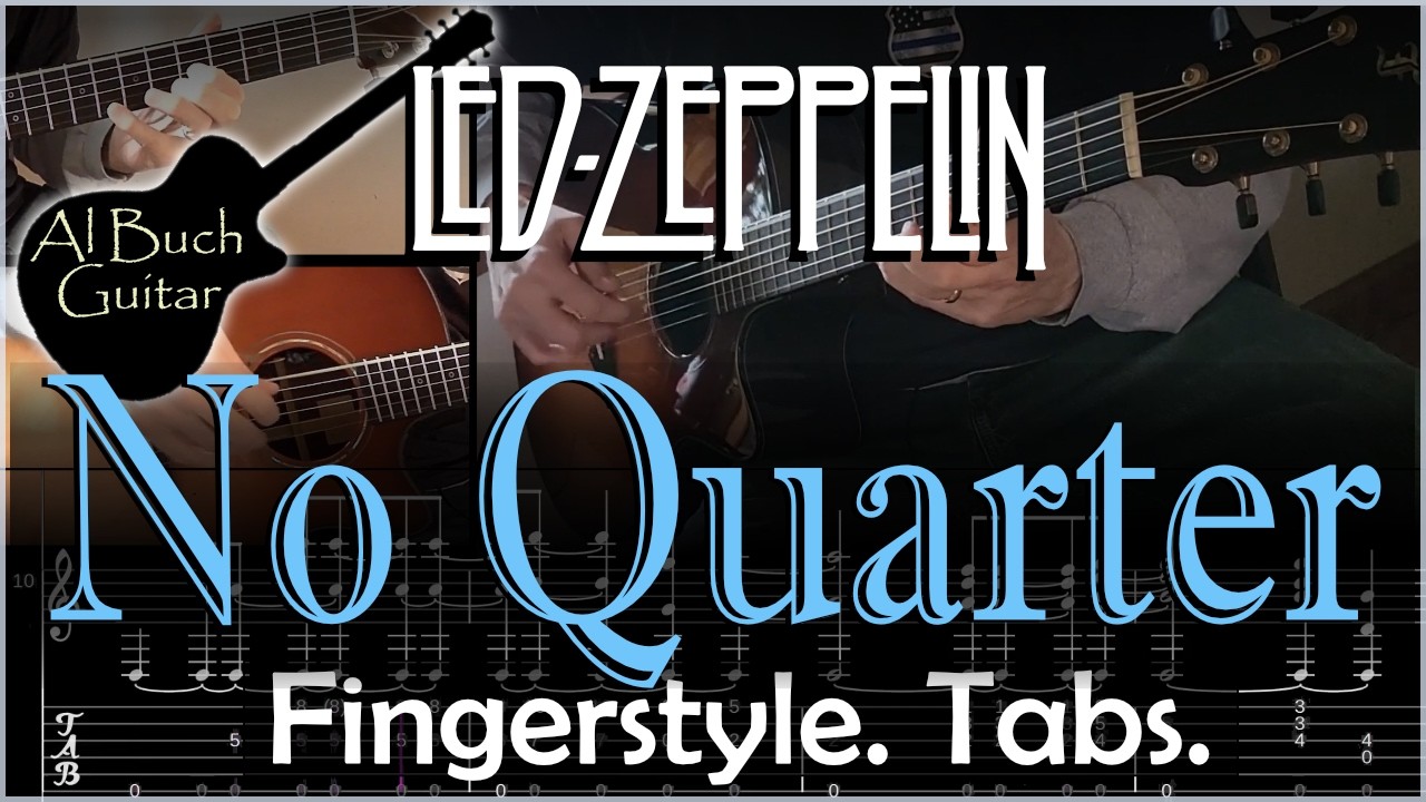 No Quarter - Led Zeppelin Fingerstyle Guitar Cover with Tabs