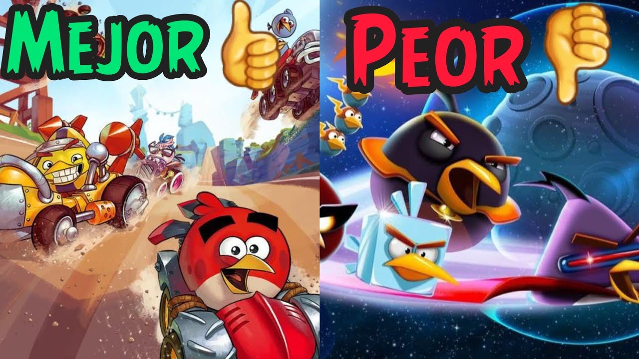 Top De Peor Al Mejor Juego De angry birds!!!(Bomb bird)
