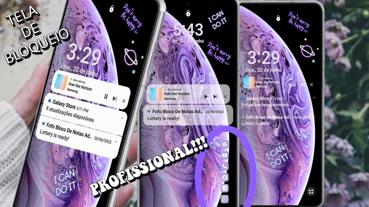 COMO PERSONALIZAR DE FORMA PROFISSIONAL A TELA DE BLOQUEIO DO SEU SAMSUNG | LOCKSCREEN LIKE A PRO