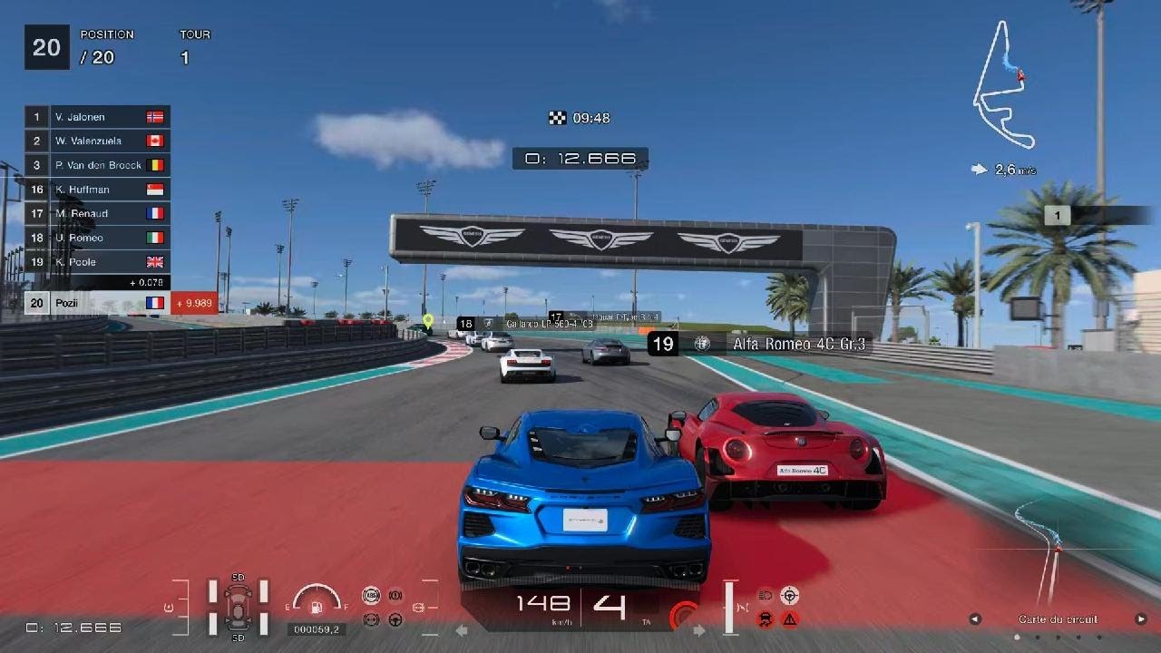 COURSE AVEC MA CORVETTE C8 😍🤩