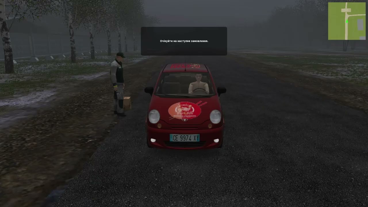 City Car Driving 1.5.9.2 | Daewoo Matiz | Работаю в Доставке Еды)))