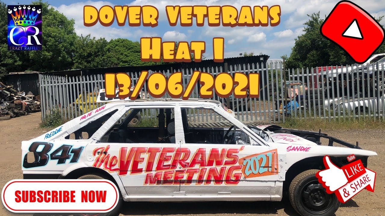 Dover Veterans Bangers Heat 1 - 13/06/2021 #bangerracingcrashes