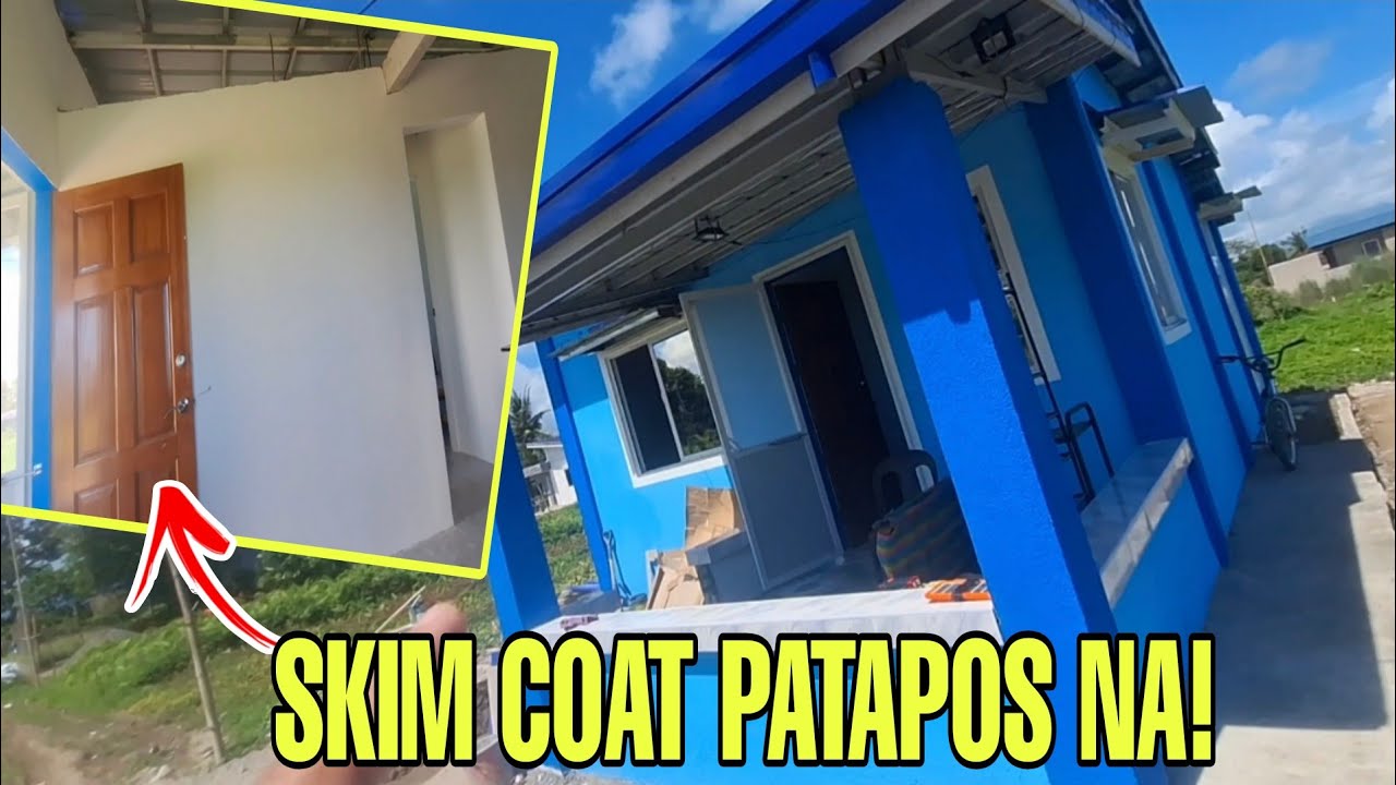 PATAPOS NA ANG SKIMCOAT SA BAHAY NI DEREK/ GAB BECERA