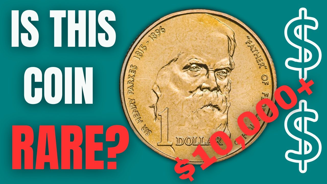 Rare 1996 Australian $1 One Dollar Coin Father Of Federation Sir Henry Parkes $10k+