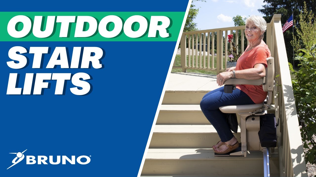 Outdoor Stair Lifts | Bruno® - Made in USA | (800) 997-0042