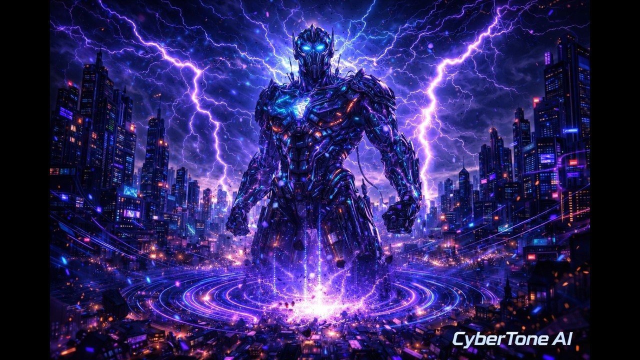 Cosmic Bass Overload – 1 Hour Cyber Dubstep Mix | Futuristic AI Bass | CyberTone AI