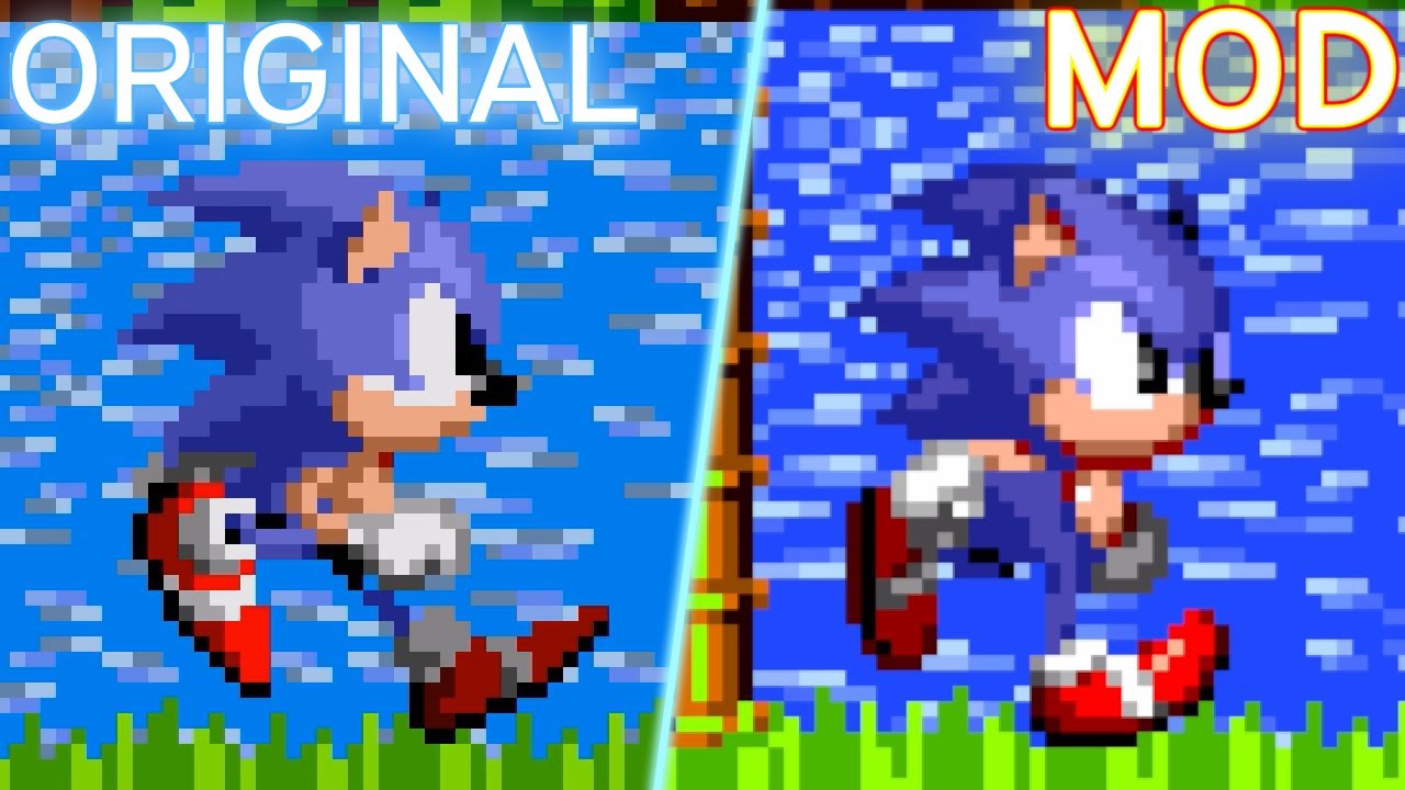 Angie's Sonic sprites ~ Sonic Forever mods Gameplay