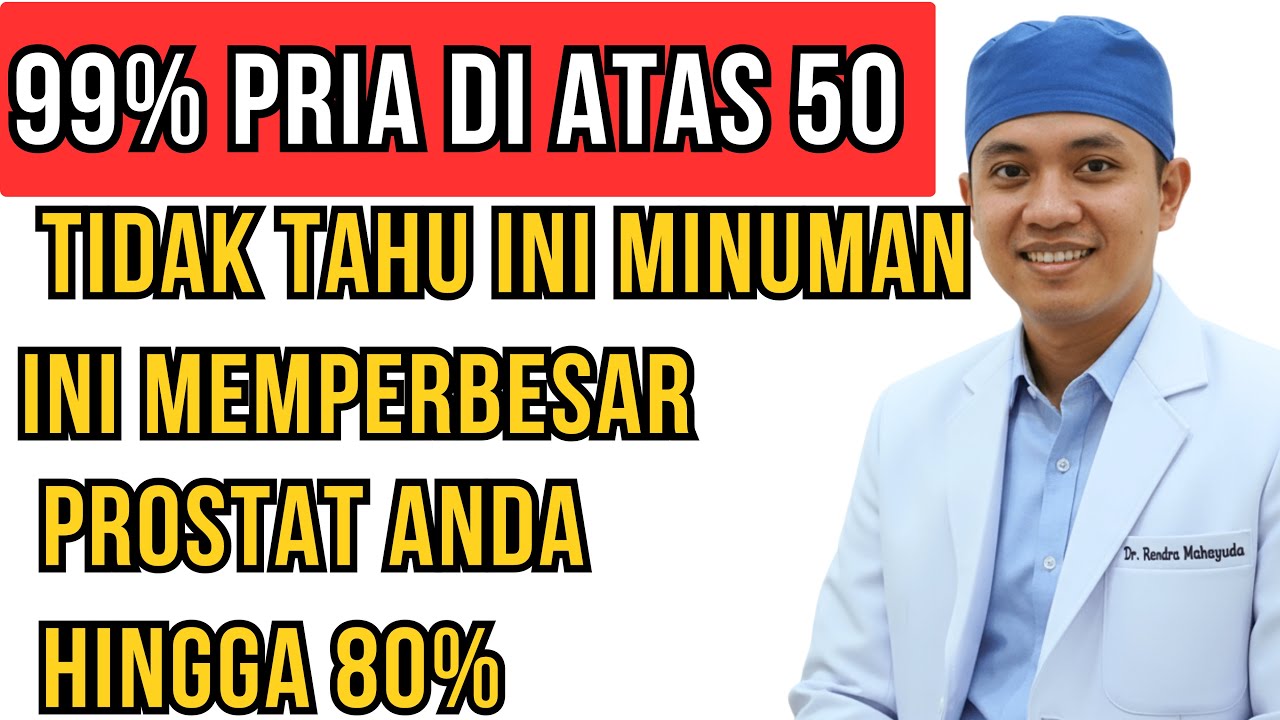PRIA DI ATAS 50: Minuman Ini MEMPERBESAR PROSTAT Hingga 80% – PEMBESARAN PROSTAT – KESEHATAN LANSIA