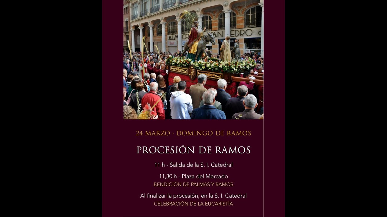 Procesión del Domingo de Ramos 2024  Barbastro