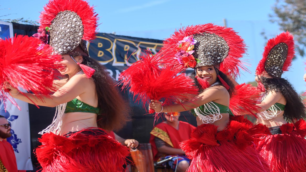 Vintage Tahitian Dance - San Diego Hoolaulea 2019  Healiis Otea
