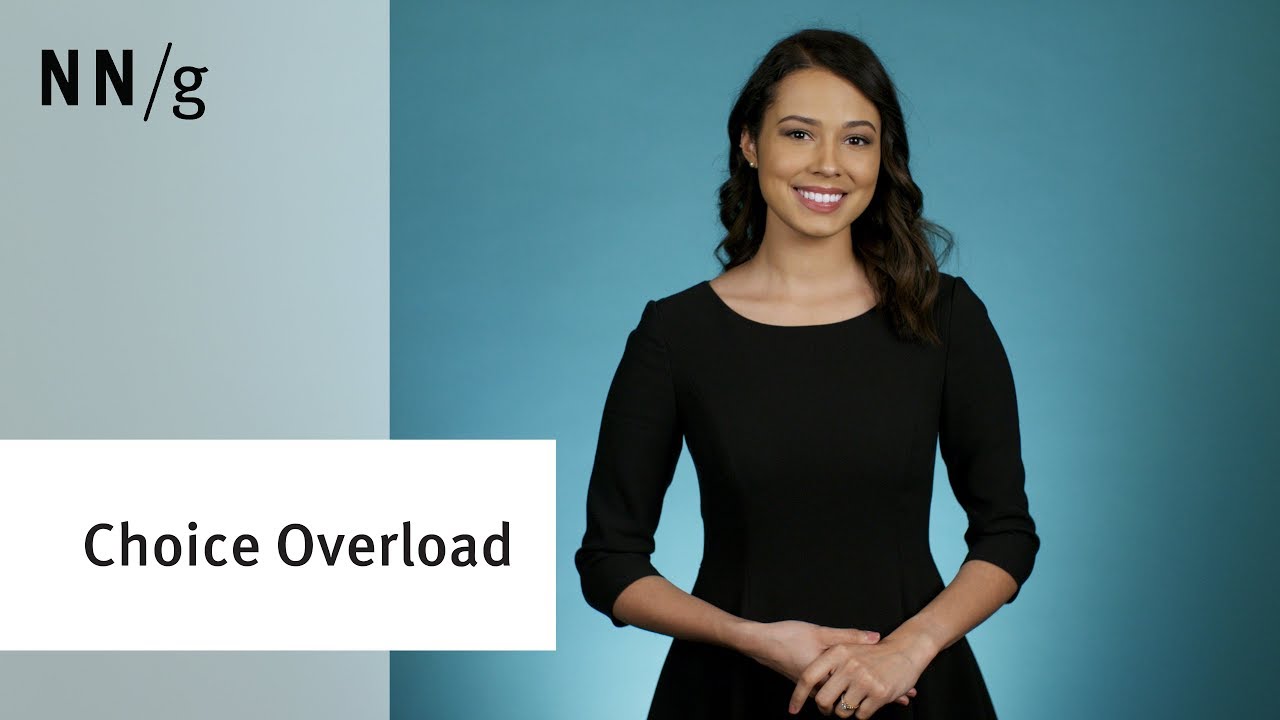 Choice Overload Impedes User Decision-Making