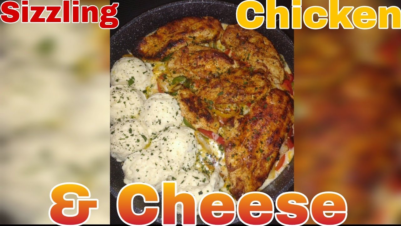The Best sizzling chicken and cheese TGI fridays recipe #chicken