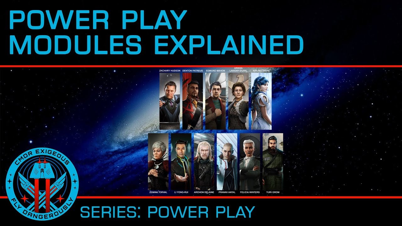 Модули Power Play Elite Dangerous: (Prismatic, Hammers, Pacificer, Packhounds, Enforcer, APA)