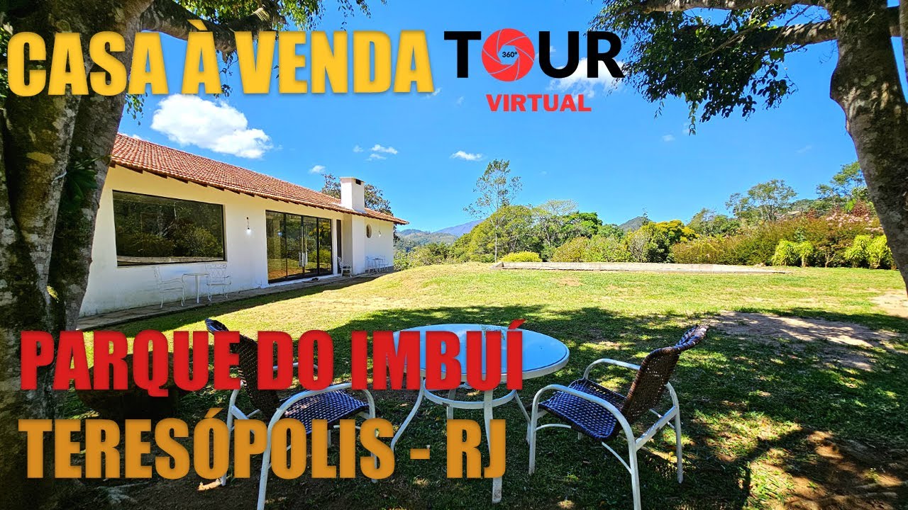 MARAVILHOSA CASA EM MEIO A NATUREZA, À VENDA  R$ 1.450.000 - PARQUE DO IMBUI - TERESÓPOLIS/RJ