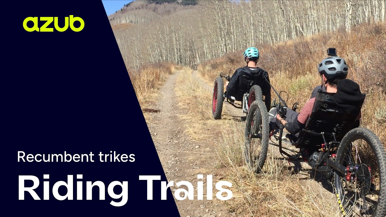 Recumbent Trike Trail Riding with Hunter - The Fingerless Rider