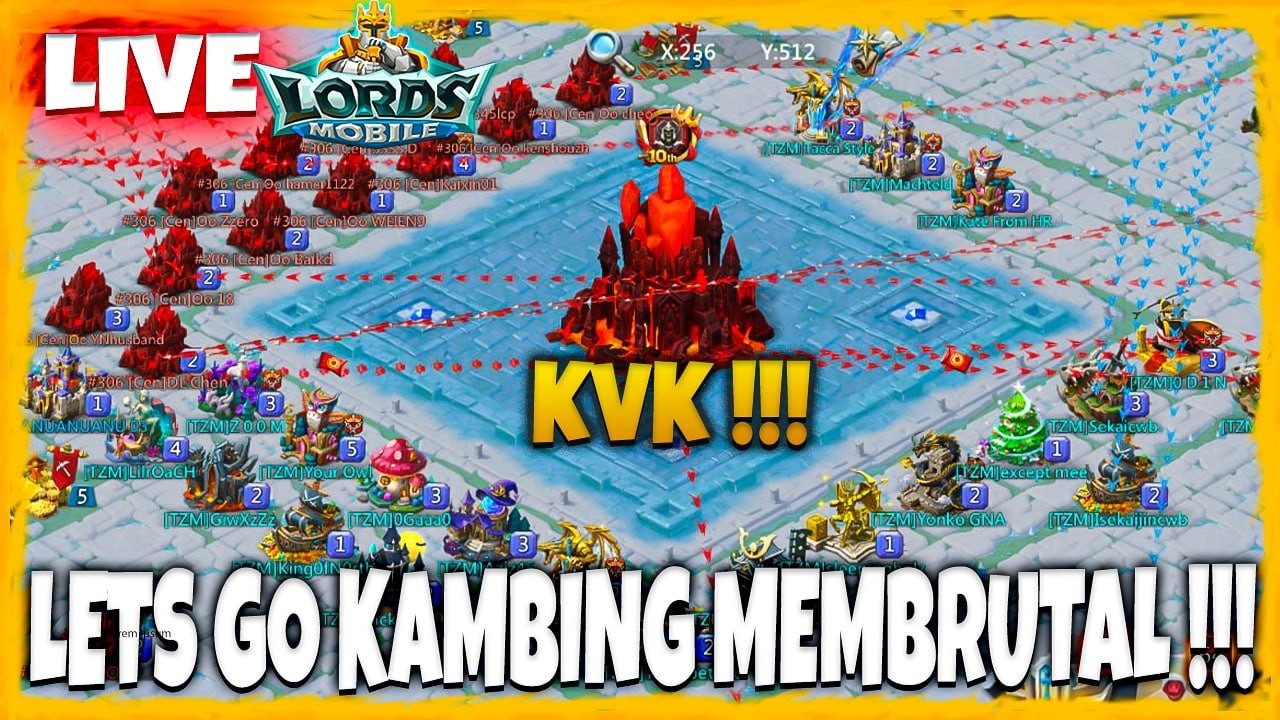 LETS GO KVK MEMBRUTAL PART 1 !!! - Lords Mobile Indonesia