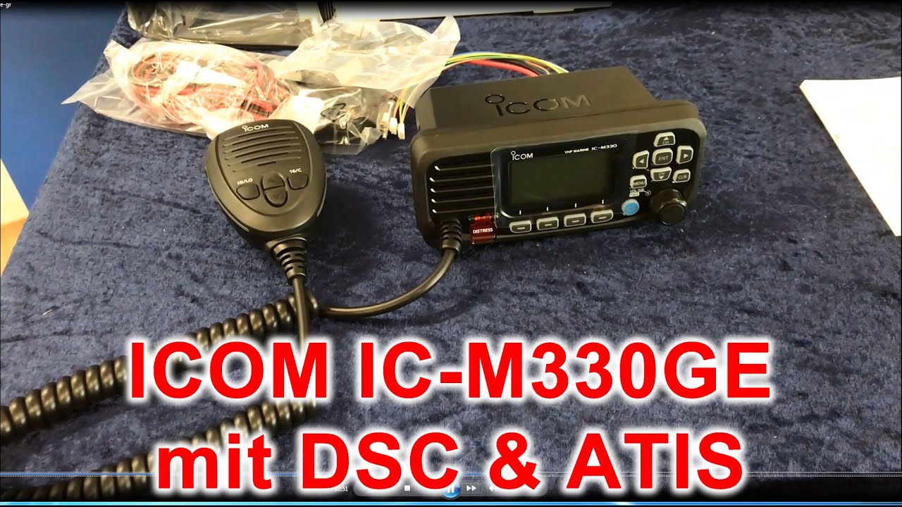 Die ICOM IC-M330GE UKW Seefunkanlage - Lieferumfang und Zubehör