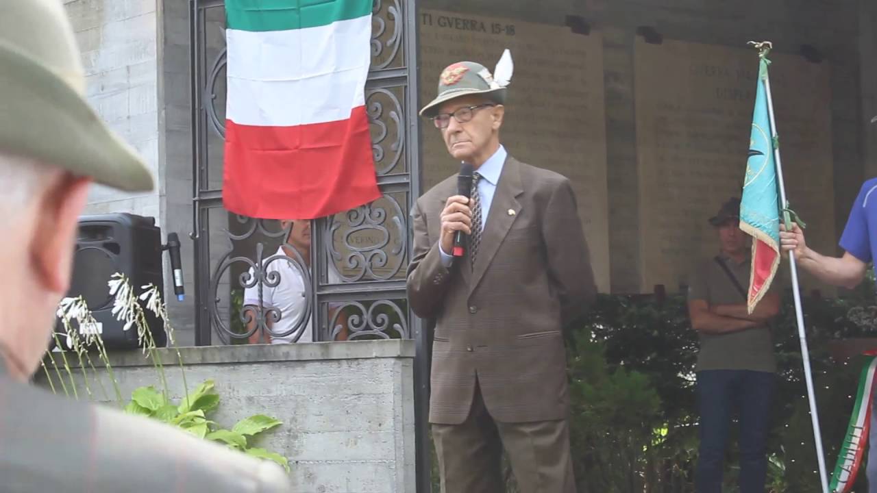 Il discorso del generale Federici al RADUNO DEGLI ALPINI DI PONTEBBA 11 09 2016