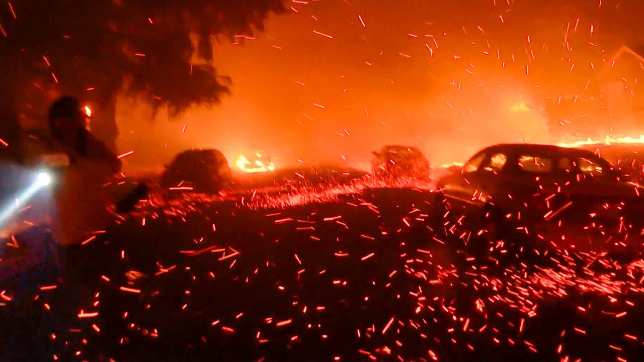Altadena entre llamas: Así captaron el caos del primer día del incendio Eaton