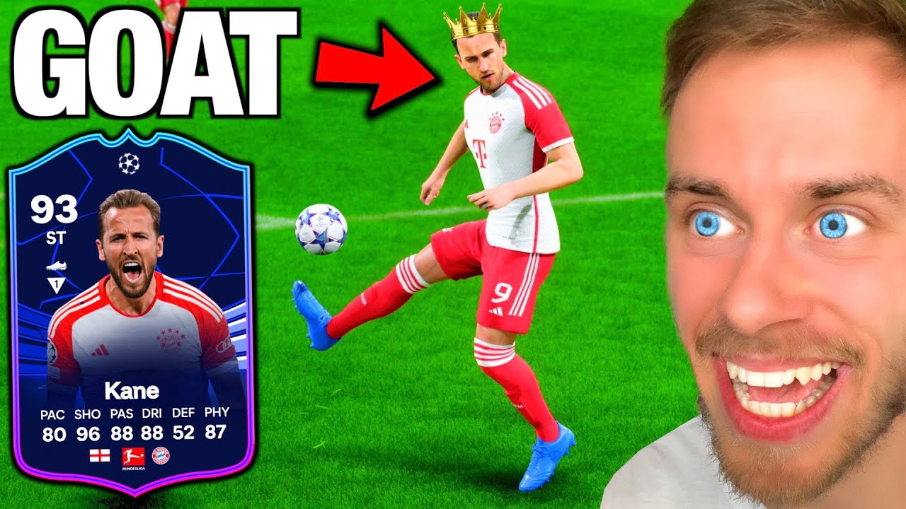 EA hat Harry Kane zum GOAT gemacht! 🐐 (93er Champions League Karte)