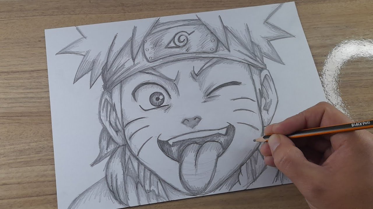 COMO DESENHAR O NARUTO