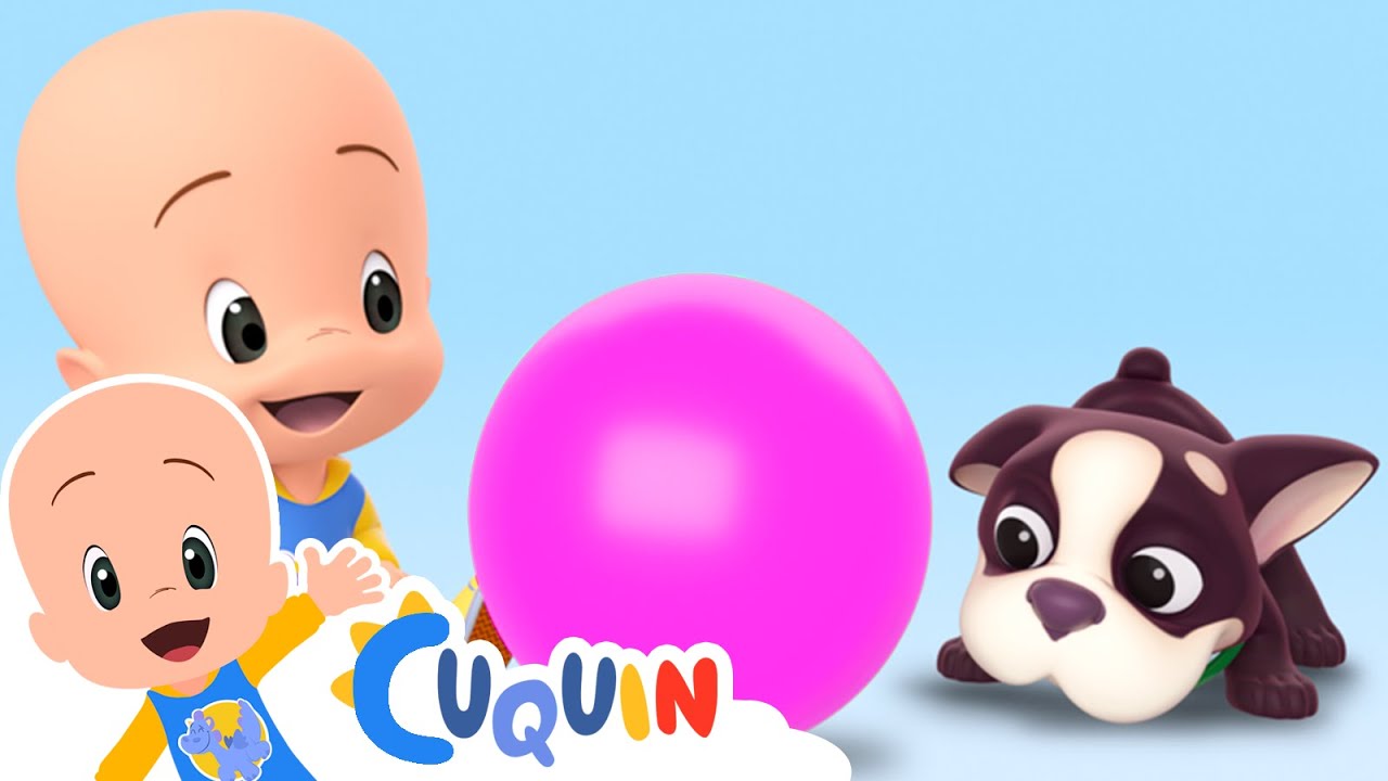 Learn with Cuquin's pink ball | Educational videos