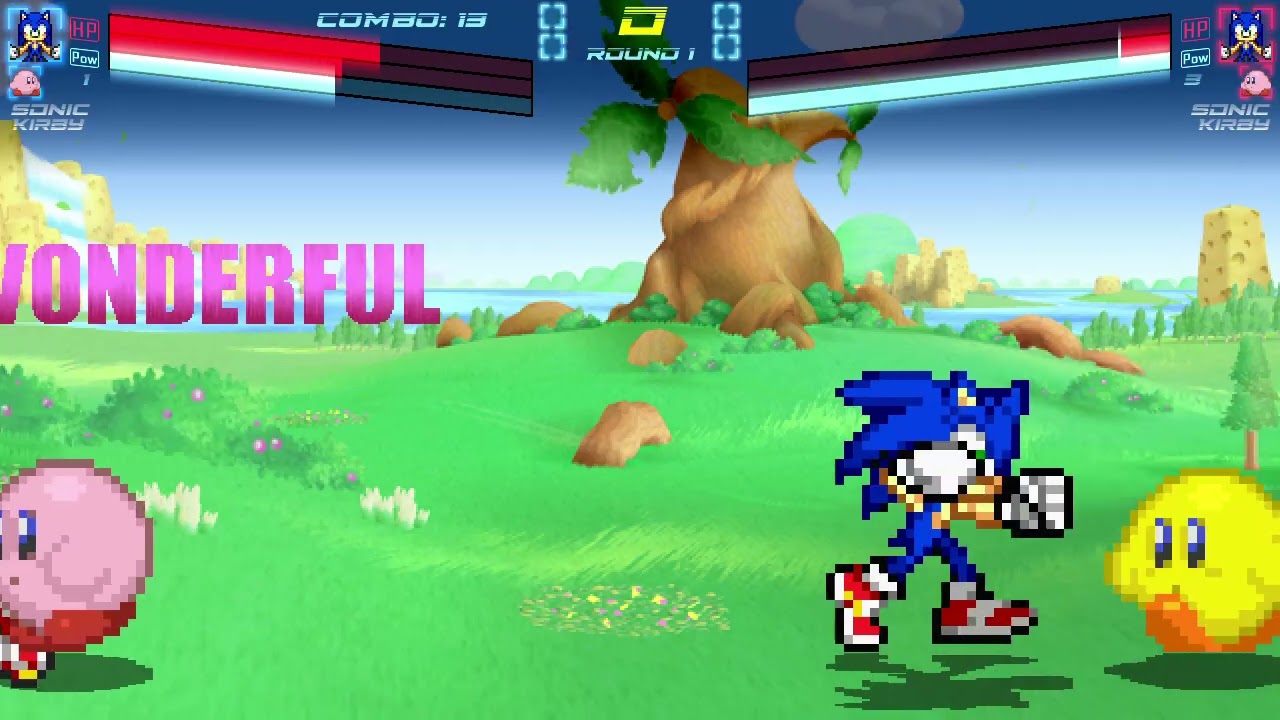 Mugen Request - Sonic (Me) and Kirby VS Sonic and Kirby