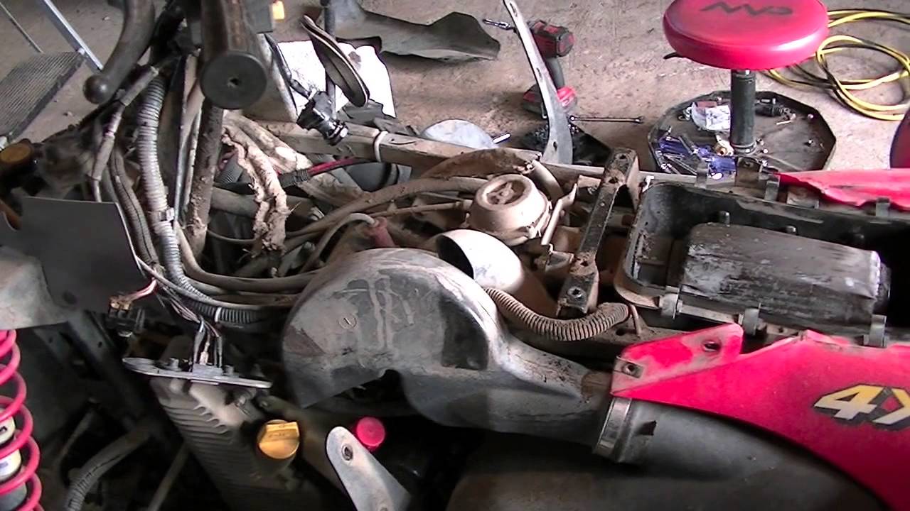 Polaris Scrambler Repair Part 1   Engine Removal