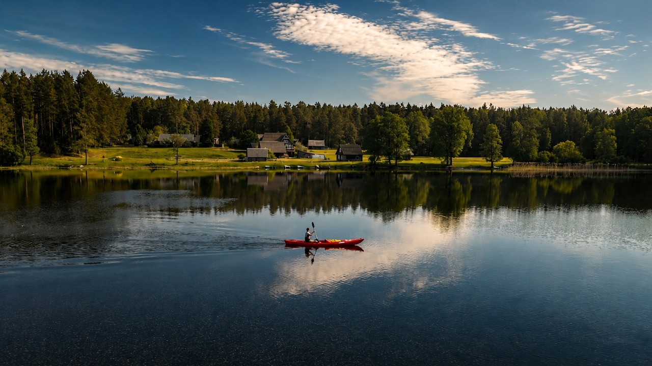 I Rented a Kayak for an Overnight Solo Adventure in Eastern Europe