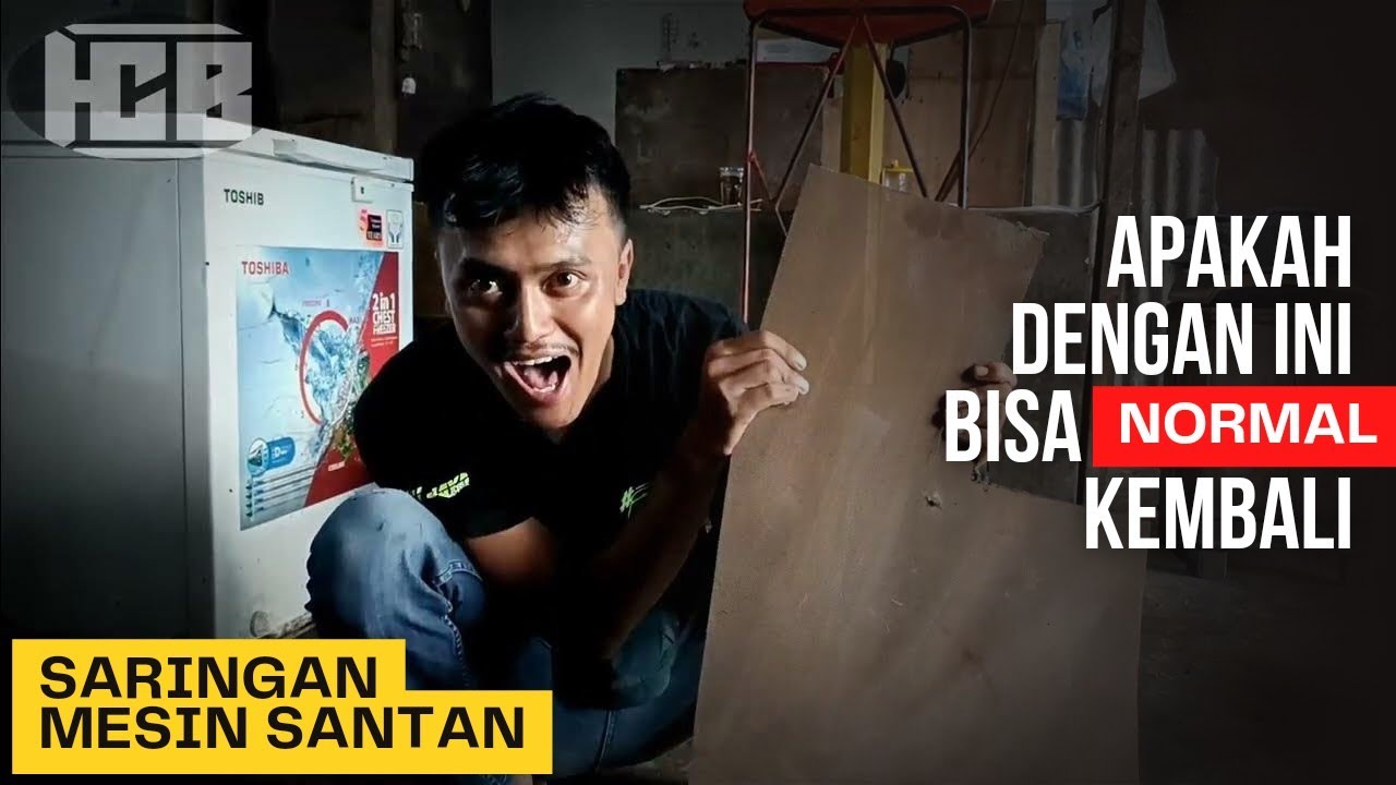 CARA MEMPERBAIKI SARINGAN MESIN SANTAN TIPE A22 #KELAPA