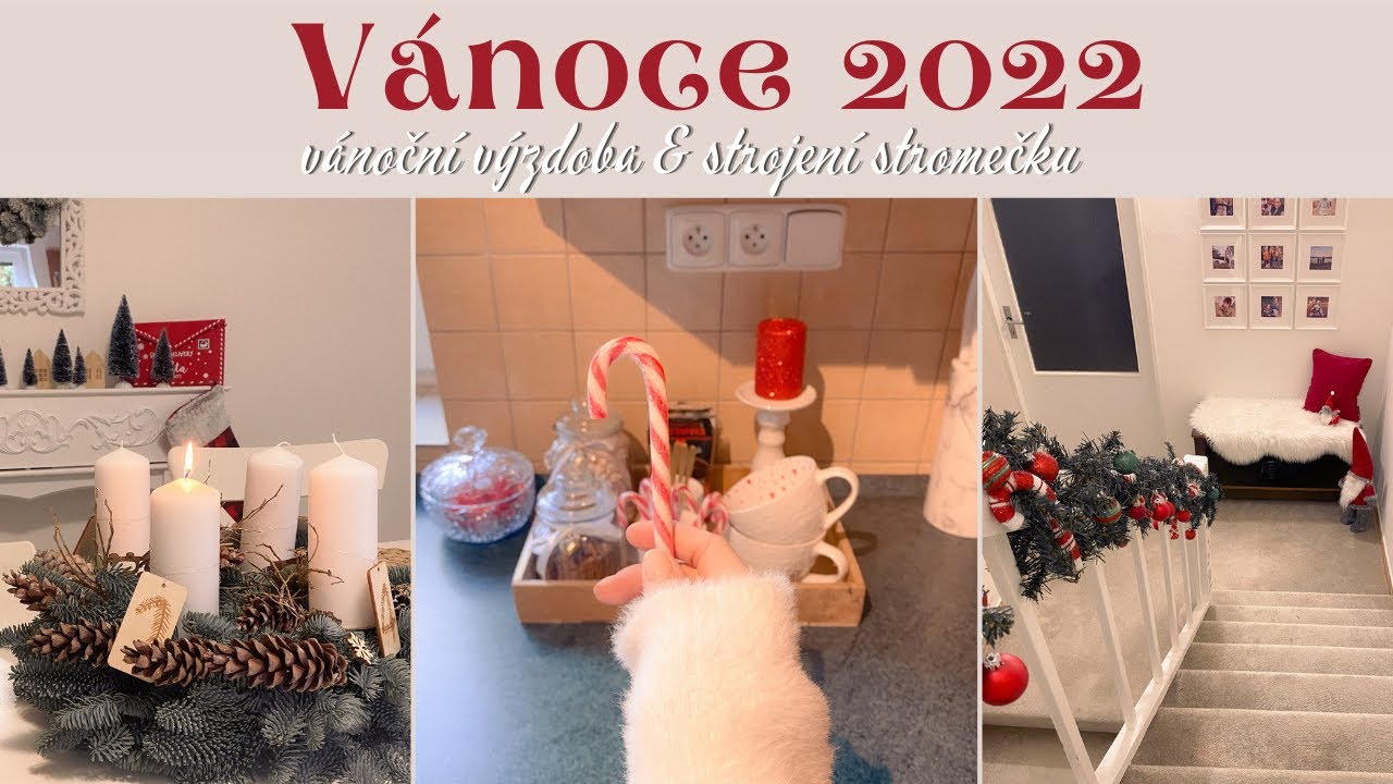 VÁNOCE 2022 | vánoční výzdoba & strojení stromečku 🎄