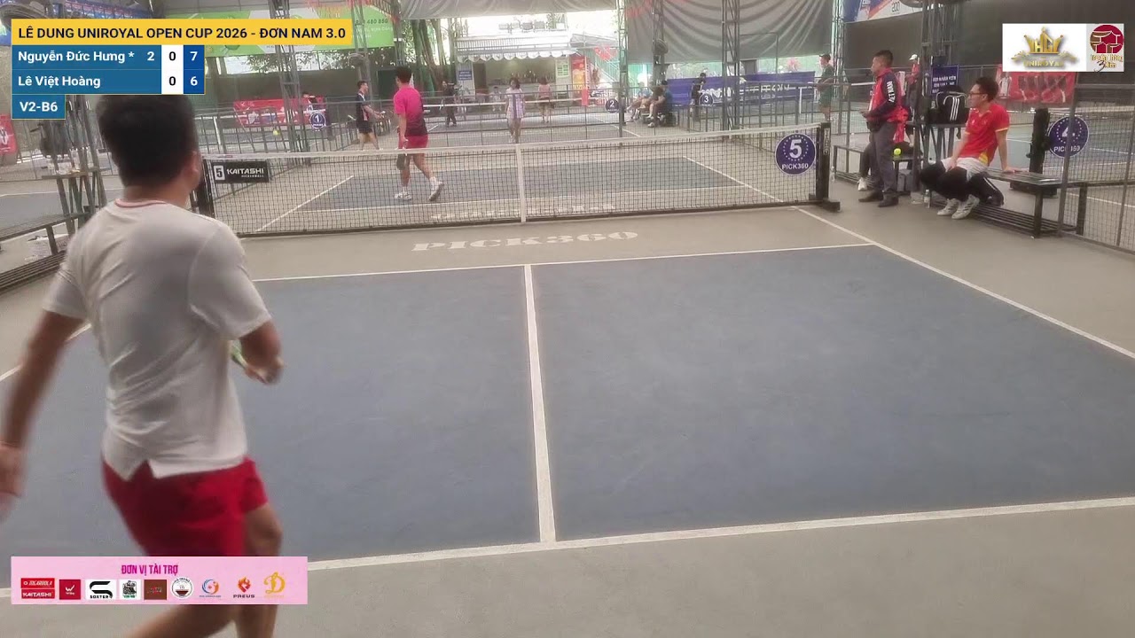 LIVE | LÊ DUNG UNIROYAL OPEN CUP 2026 - ĐƠN NAM 3.0 | V1-B3