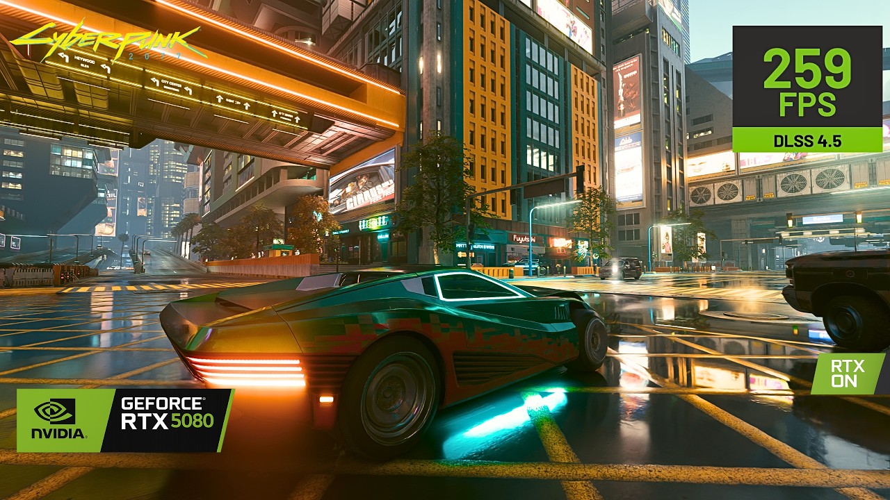 Cyberpunk 2077 at Night | DLSS 4.5 + Path Tracing (RTX 5080)