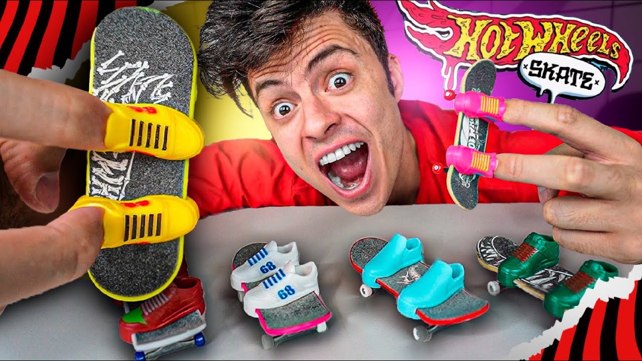 COMPLETEI A COLEÇÃO DE SKATE DE DEDO DOS ESTADOS UNIDOS? (HOT WHEELS)
