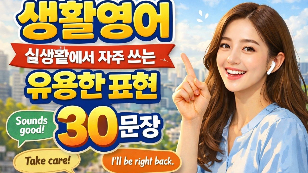 [DAY4] 생활영어 하루 10분 실생활에서 자주 쓰는 유용한 표현 30문장