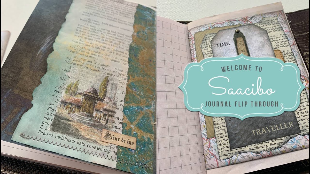 Junk Journals for Men Flip Through | Time Traveller | Ep 4