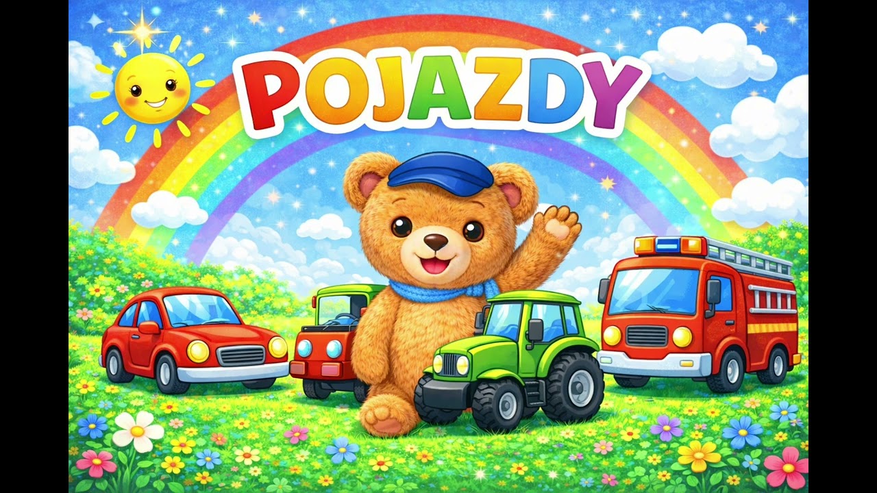 Pojazdy w Zaczarowanej Krainie Nutek 🚗🚂✈️ | Wesoła Piosenka dla Dzieci
