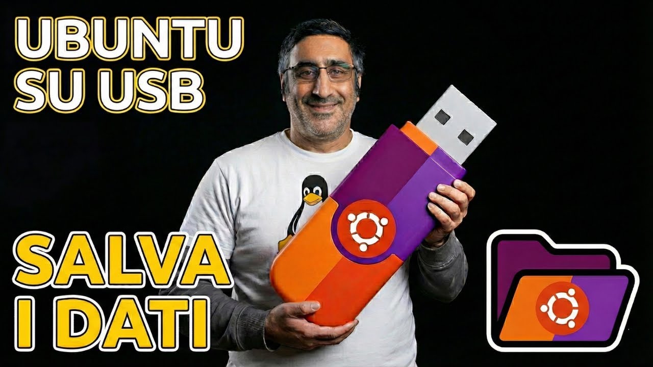 Ubuntu su Penna USB con Persistenza (Salva File e Dati)
